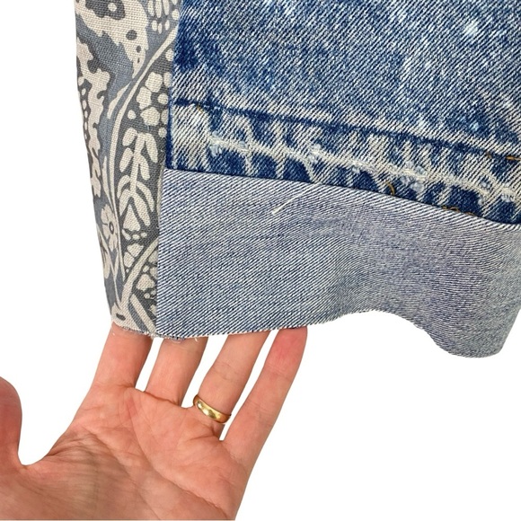 Levis Vintage Jeans Waist 29 30 Womens Size 8 10 Handnade Upcycled Levi’s Rare - Picture 4 of 14